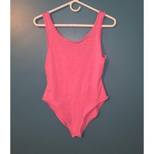 HOT PINK BODYSUIT